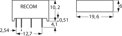 REE-0505S RECOM DC/DC Converters Image 2