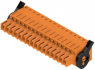 Socket header, 16 pole, pitch 3.5 mm, straight, orange, 1691710000