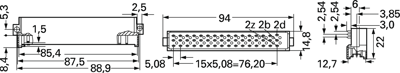 09061326901 Harting DIN PCB Connectors Image 2