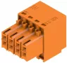 Socket header, 8 pole, pitch 3.5 mm, straight, orange, 1727570000