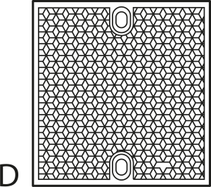 Reflector, 80 x 80 mm for Sensors, 1003865