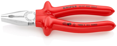 03 07 200 Knipex Combination Pliers, Multi-Function Pliers