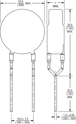 ISOM8-250-B-L2 Bourns Electronics GmbH Varistors Image 2