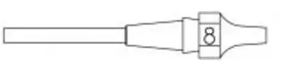 XDSL 8 Weller Soldering tips, desoldering tips and hot air nozzles