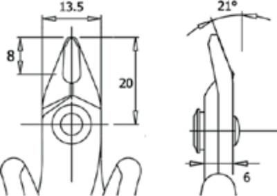 190 Wetec Side Cutters, Tip Cutters Image 2