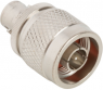 Coaxial adapter, 75 Ω, BNC plug to BNC plug, straight, 031-218-75RFX