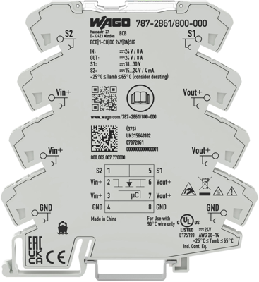 787-2861/800-000 WAGO Circuit Breakers Image 2