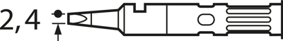 60 01 02 Weller Soldering tips, desoldering tips and hot air nozzles Image 3