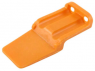 Socket, 2 pole, straight, 1 row, orange, WM-2S