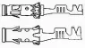 Receptacle, 1.0-2.5 mm², AWG 17-13, crimp connection, tin-plated, 962954-1