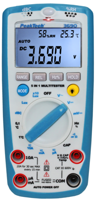 P 3690 PeakTech Multimeters Image 1