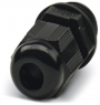 Cable gland, M16, 19 mm, Clamping range 4 to 7 mm, IP67, black, 1424536