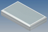 ABS enclosure, (L x W x H) 145 x 85 x 25 mm, light gray (RAL 9018), IP54, 550.5