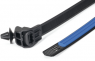 Cable tie, polyamide, heat stabilized, (L x W) 140 x 12.7 mm, bundle-Ø 5 to 25.4 mm, black/blue