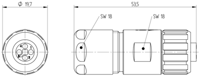 934935011 Lumberg Automation Sensor-Actuator Connectors