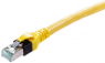 Patch cable, RJ45 plug, straight to RJ45 plug, straight, Cat 6A, PUR, 4.8 m, yellow