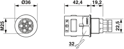 1410396 Phoenix Contact Other Circular Connectors Image 2