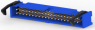 Pin header, 40 pole, pitch 2.54 mm, straight, blue, 3-1761606-3
