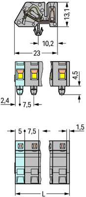 731-532/008-000 WAGO PCB Connection Systems Image 2