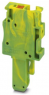 Plug, push-in connection, 0.2-6.0 mm², 1 pole, 32 A, 8 kV, yellow/green, 3211958