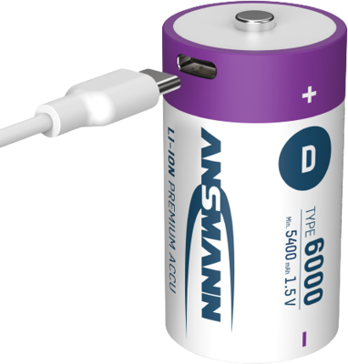 1314-0005 Ansmann Round Cell Batteries, 9V Block Batteries Image 2