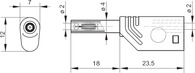 MST S WS 30 AU BL Hirschmann Test & Measurement Laboratory Connectors Image 2