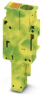Plug, push-in connection, 0.5-10 mm², 1 pole, 41 A, 8 kV, yellow/green, 3061567