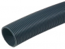 Corrugated hose, inside Ø 66.5 mm, outside Ø 79.2 mm, BR 170 mm, polyamide, black