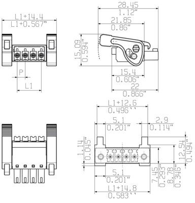 2442040000 Weidmüller PCB Connection Systems Image 3