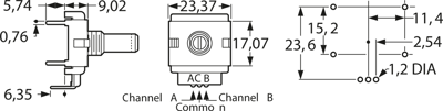 ECW1J-B24-BC0024L Bourns Electronics GmbH Motion Sensors