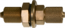 50.056, bulkhead coupling, brass, for 5 x 1 tubing