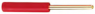 2 mm adapter, 2 mm socket to 2 mm plug, red, MLA2