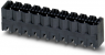 Pin header, 7 pole, pitch 5 mm, straight, black, 1837307