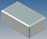 ABS enclosure, (L x W x H) 145 x 85 x 55 mm, light gray (RAL 9018), IP54, 760.5