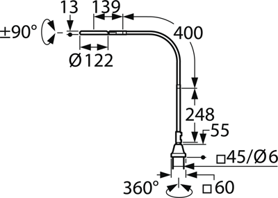 113142000-00618824 Waldmann Magnifying Lamps Image 3