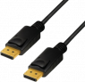 DisplayPort 1.4 connection cable, M/M, 1m, black