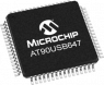 AVR microcontroller, 8 bit, 16 MHz, TQFP-64, AT90USB647-AU