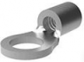 Uninsulated ring cable lug, 0.3-1.42 mm², AWG 22 to 16, 4.34 mm, M4, metal