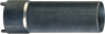 Key switch, unlit, waistband round, black, front ring black, mounting Ø 22 mm, ZA2BZ905