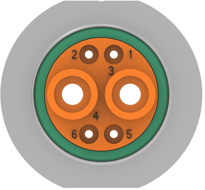 HD34-18-6SN DEUTSCH Automotive Power Connectors Image 4