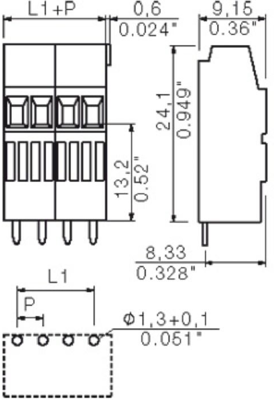 1716710000 Weidmüller PCB Terminal Blocks Image 2