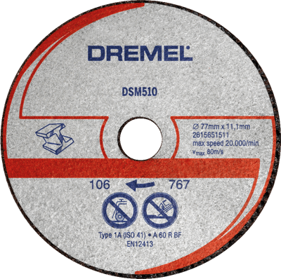 2615S510JB Dremel Drills, Mills, Mounted Points, Cutting Discs