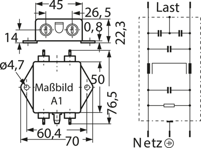 B84111A0000A030 EPCOS Interference suppression filter Image 2