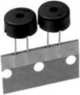 Buzzer, 2 kHz, 70 dB, 3 VDC, black