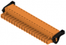 Pin header, 19 pole, pitch 5.08 mm, straight, orange, 1014560000