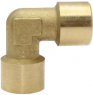 Elbow, female/female, G 1, SW 30, plain brass