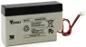 Lead-battery, 12 V, 800 mAh, 96 x 25 x 62 mm, JST connector, Y0.8-12