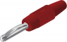 4 mm plug, solder connection, 2.5 mm², CAT O, red, VON 30 RT