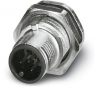 Plug, M12, 5 pole, solder pins, SPEEDCON locking, straight, 1552311