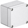 Die-cast aluminum enclosure, (L x W x H) 80 x 75 x 57 mm, silver, IP66, 2011381